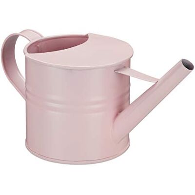 Relaxdays Gieter voor kamerplanten, 1,3 liter, decoratieve gieter gedroogde bloemen, vintage, metaal, gepoedercoat, roze Relaxdays Gieter voor kamerplanten, 1,3 liter, decoratieve gieter gedroogde bloemen, vintage, metaal, gepoedercoat, roze