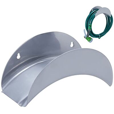 Relaxdays Wandslanghouder voor 30 m 1/2 inch tuinslang, tuinslanghouder, metaal, ronde slangophanging, grijs Relaxdays Wandslanghouder voor 30 m 1/2 inch tuinslang, tuinslanghouder, metaal, ronde slangophanging, grijs