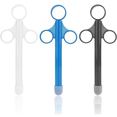 JDNFKG Set van 3 smeermiddelen applicators, plastic spuit, herbruikbaar, paarbenodigdheden. JDNFKG Set van 3 smeermiddelen applicators, plastic spuit, herbruikbaar, paarbenodigdheden.
