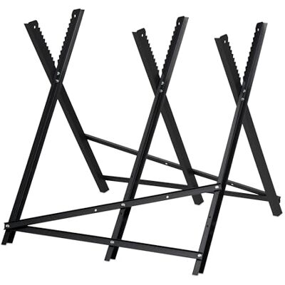 Relaxdays Zaagbeugel, inklapbaar, tot 150 kg, ook voor kettingzagen, HLP: 80 x 81 x 83 cm, metaal, zwart Relaxdays Zaagbeugel, inklapbaar, tot 150 kg, ook voor kettingzagen, HLP: 80 x 81 x 83 cm, metaal, zwart