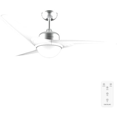 Cecotec Plafondventilator met licht EnergySilence Aero 560 IronWhite 60 W, diameter 132 cm, led 18 W en afstandsbediening, 3 snelheden en 8 uur timer, 3 bladen, zomer/wintermodus Cecotec Plafondventilator met licht EnergySilence Aero 560 IronWhite 60 W, diameter 132 cm, led 18 W en afstandsbediening, 3 snelheden en 8 uur timer, 3 bladen, zomer/wintermodus