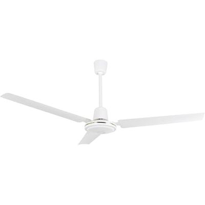 Orbegozo CF 86140 Plafondventilator, diameter 140 cm, 70 W, 5 snelheden, wandbediening, 3 metalen bladen, wit Orbegozo CF 86140 Plafondventilator, diameter 140 cm, 70 W, 5 snelheden, wandbediening, 3 metalen bladen, wit