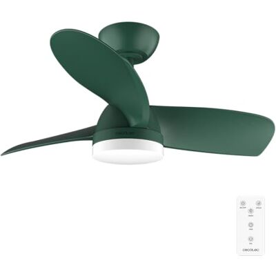 Cecotec Plafondventilator met licht EnergySilence Aero 3050 Mint 35 W, diameter 91 cm, led 18 W, afstandsbediening, 8 uur timer, 6 snelheden, 3 bladen, zomer/wintermodus Cecotec Plafondventilator met licht EnergySilence Aero 3050 Mint 35 W, diameter 91 cm, led 18 W, afstandsbediening, 8 uur timer, 6 snelheden, 3 bladen, zomer/wintermodus