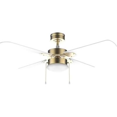 Cecotec Plafondventilator met licht EnergySilence Aero 450 GoldWhite 50 W, diameter 106 cm, geïntegreerde lamp, 3 snelheden, 4 omkeerbare bladen, zomer-/wintermodus Cecotec Plafondventilator met licht EnergySilence Aero 450 GoldWhite 50 W, diameter 106 cm, geïntegreerde lamp, 3 snelheden, 4 omkeerbare bladen, zomer-/wintermodus