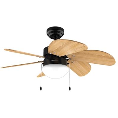 Cecotec Plafondventilator met licht EnergySilence Aero 360 Black&Wood 50 W, diameter 91 cm, 3 snelheden, 6 bladen, lamp niet inbegrepen, zomer-/wintermodus, elegant design Cecotec Plafondventilator met licht EnergySilence Aero 360 Black&Wood 50 W, diameter 91 cm, 3 snelheden, 6 bladen, lamp niet inbegrepen, zomer-/wintermodus, elegant design