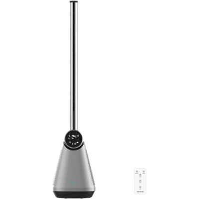 Cecotec EnergySilence 9890 Skyline Bladeless Dark zuilventilator bladloze technologie diameter 100 cm, led en afstandsbediening, 3 snelheden en 3 modi, 40º oscillatie Cecotec EnergySilence 9890 Skyline Bladeless Dark zuilventilator bladloze technologie diameter 100 cm, led en afstandsbediening, 3 snelheden en 3 modi, 40º oscillatie