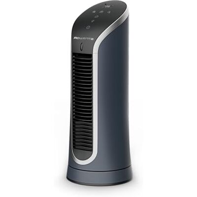Rowenta Eole Compact, compacte torenventilator, tot 60% energiebesparing, Effitech motor, 6 snelheden, 2 modi (auto, nacht), 8 uur timer, compact design, stil, zwart, VU6220F0 Jusqu'à 60% d'économie d'énergie, Moteur Effitech, 6 vitesses, 2 modes (voitu Rowenta Eole Compact, compacte torenventilator, tot 60% energiebesparing, Effitech motor, 6 snelheden, 2 modi (auto, nacht), 8 uur timer, compact design, stil, zwart, VU6220F0 Jusqu'à 60% d'économie d'énergie, Moteur Effitech, 6 vitesses, 2 modes (voitu