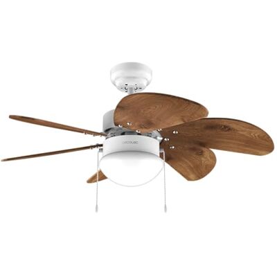 Cecotec Plafondventilator met licht EnergySilence Aero 365 White & Wood 50 W, diameter 91 cm, 3 snelheden, 6 bladen, lamp niet inbegrepen, zomer-/wintermodus, elegant design Cecotec Plafondventilator met licht EnergySilence Aero 365 White & Wood 50 W, diameter 91 cm, 3 snelheden, 6 bladen, lamp niet inbegrepen, zomer-/wintermodus, elegant design
