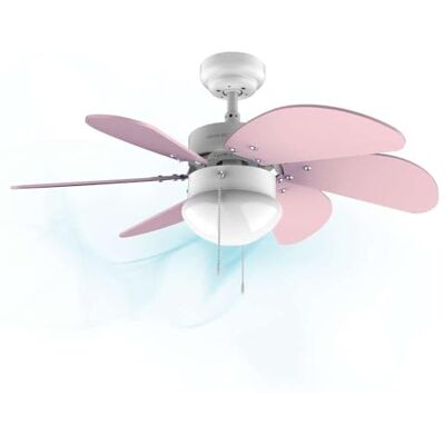 Cecotec EnergySilence 3600 Vision Plafondventilator, paars 50 W, diameter 92 cm, lamp, 3 snelheden, 6 omkeerbare rotorbladen, zomer-/winterfunctie, kettingschakelaar, wit/paars Cecotec EnergySilence 3600 Vision Plafondventilator, paars 50 W, diameter 92 cm, lamp, 3 snelheden, 6 omkeerbare rotorbladen, zomer-/winterfunctie, kettingschakelaar, wit/paars