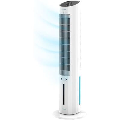Cecotec EnergySilence 2000 SkyCool Luchtkoeler, 65 W, inhoud 3,5 l, 3 snelheden, automatische oscillatie van 70 graden, multidirectionele wielen en 2 koelbuizen Cecotec EnergySilence 2000 SkyCool Luchtkoeler, 65 W, inhoud 3,5 l, 3 snelheden, automatische oscillatie van 70 graden, multidirectionele wielen en 2 koelbuizen