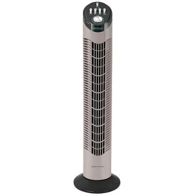 Cecotec Skyline Torenventilator met timer 790, 50 W, 76 cm hoog, mechanische bediening, oscillerend, koperen motor, 3 snelheden Cecotec Skyline Torenventilator met timer 790, 50 W, 76 cm hoog, mechanische bediening, oscillerend, koperen motor, 3 snelheden