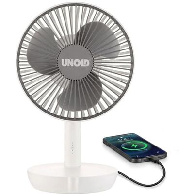Unold Breezy ventilator, wit/grijs Unold Breezy ventilator, wit/grijs