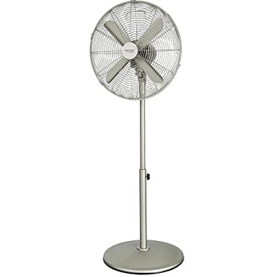Cecotec EnergySilence 610 Steelstyle Staande ventilator, 50 W, stalen afwerking, 40,6 cm diameter met 4 bladen, 3 snelheden, oscillatie, in hoogte verstelbaar, maximale veiligheid Cecotec EnergySilence 610 Steelstyle Staande ventilator, 50 W, stalen afwerking, 40,6 cm diameter met 4 bladen, 3 snelheden, oscillatie, in hoogte verstelbaar, maximale veiligheid