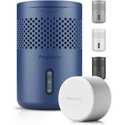 Pro Breeze Osmo Luchtontvochtiger, stil en herbruikbaar, tegen vocht, voor huis, slaapkamer, auto, badkamer, 700 g, zonder stroom Pro Breeze Osmo Luchtontvochtiger, stil en herbruikbaar, tegen vocht, voor huis, slaapkamer, auto, badkamer, 700 g, zonder stroom