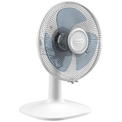 Rowenta Essential VU2330 tafelventilator met 3 snelheden, 30 cm, stille positie, automatische oscillatie en oriëntatie, stil, compact, hoge prestaties, wit Rowenta Essential VU2330 tafelventilator met 3 snelheden, 30 cm, stille positie, automatische oscillatie en oriëntatie, stil, compact, hoge prestaties, wit