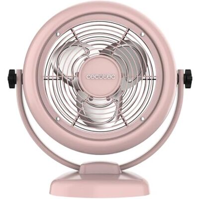 Cecotec EnergySilence 800 RetroDesk Pink Tafelventilator 20 W, diameter 25 cm, 3 bladen, 2 snelheden, zorgvuldig design, eenvoudige bediening Cecotec EnergySilence 800 RetroDesk Pink Tafelventilator 20 W, diameter 25 cm, 3 bladen, 2 snelheden, zorgvuldig design, eenvoudige bediening