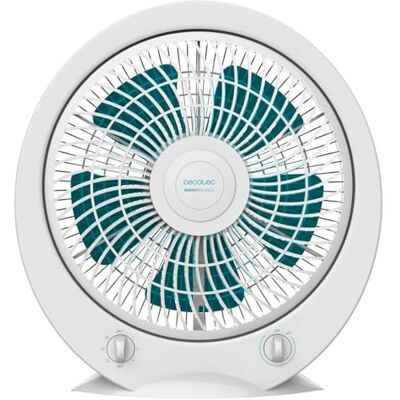 Cecotec EnergySilence 4500 Power Box vloerventilator 45 W, diameter 30 cm, 5 bladen, 3 snelheden en timer tot 1 uur, eenvoudige bediening, maximale veiligheid en stilte, Cecotec EnergySilence 4500 Power Box vloerventilator 45 W, diameter 30 cm, 5 bladen, 3 snelheden en timer tot 1 uur, eenvoudige bediening, maximale veiligheid en stilte,