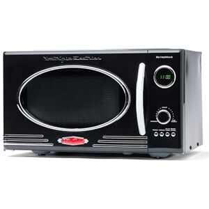 Nostalgia Retro magnetron aanrecht 0,9 m³, 800 W, zwart Nostalgia Retro magnetron aanrecht 0,9 m³, 800 W, zwart