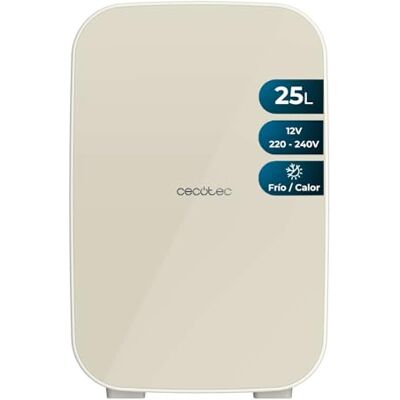 Cecotec Bolero MiniColing MiniColing mini-koelkast, 25 l, Bahama's, beige, inhoud 20 l, werking 12-220 V, compatibel met caravans, warme en koude functie, temperatuur instelbaar van 7 °C tot 65 °C Cecotec Bolero MiniColing MiniColing mini-koelkast, 25 l, Bahama's, beige, inhoud 20 l, werking 12-220 V, compatibel met caravans, warme en koude functie, temperatuur instelbaar van 7 °C tot 65 °C