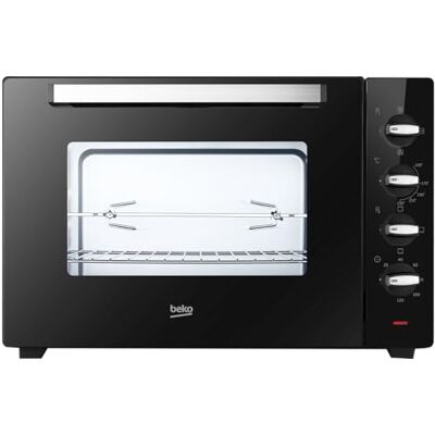 Beko BMOF60B Elektrische oven, geventileerd koken, 60 liter, 2000 W, 5 functies, timer 120 minuten, temperatuur tot 220° Zwart Beko BMOF60B Elektrische oven, geventileerd koken, 60 liter, 2000 W, 5 functies, timer 120 minuten, temperatuur tot 220° Zwart