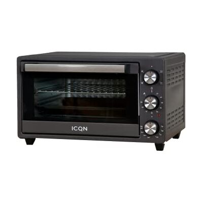 ICQN Mini-pizzaoven, 20 liter, boven- en onderwarmte met convectiefunctie, 5 grillfuncties, timer 90 minuten, 1500 watt, mini-oven, 80 tot 240 °C, kookplaat/grill/kookplaat ICQN Mini-pizzaoven, 20 liter, boven- en onderwarmte met convectiefunctie, 5 grillfuncties, timer 90 minuten, 1500 watt, mini-oven, 80 tot 240 °C, kookplaat/grill/kookplaat