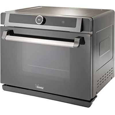 Bimar B400 Multifunctionele roestvrijstalen digitale geventileerde elektrische oven, 40 liter, heteluchtfriteuse, olievrije lucht friteuse, XXL, lage temperatuur kokers, droger, 31 kookprogramma's Bimar B400 Multifunctionele roestvrijstalen digitale geventileerde elektrische oven, 40 liter, heteluchtfriteuse, olievrije lucht friteuse, XXL, lage temperatuur kokers, droger, 31 kookprogramma's