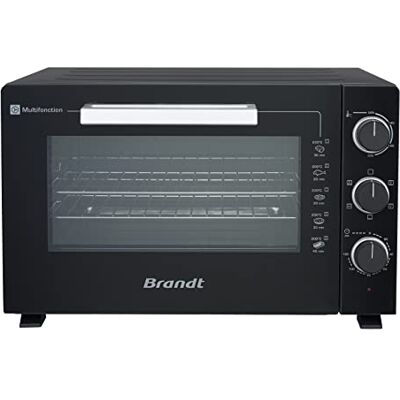 Brandt FC602MUB Mini-oven, multifunctioneel, inhoud 60 l, 5 kookstanden, 2200 W, convectiewarmte, accessoires: draaispies, grillrooster en tang, zwart Brandt FC602MUB Mini-oven, multifunctioneel, inhoud 60 l, 5 kookstanden, 2200 W, convectiewarmte, accessoires: draaispies, grillrooster en tang, zwart