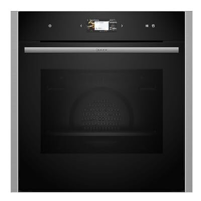 Neff B24FS33N0 N90 A+ inbouwbak, 60 cm breed, 71 l, watertank, TFT-display, grill, circotherm, kinderbeveiliging, zwart/roestvrij staal Neff B24FS33N0 N90 A+ inbouwbak, 60 cm breed, 71 l, watertank, TFT-display, grill, circotherm, kinderbeveiliging, zwart/roestvrij staal