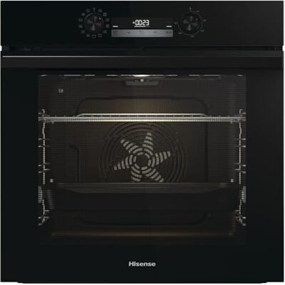 Hisense O64213EPBG Four encastrable électrique ventilé multifonction avec grill pyrolytique 77 litres 60 cm Noir Classe énergétique A+ Hisense O64213EPBG Four encastrable électrique ventilé multifonction avec grill pyrolytique 77 litres 60 cm Noir Classe énergétique A+