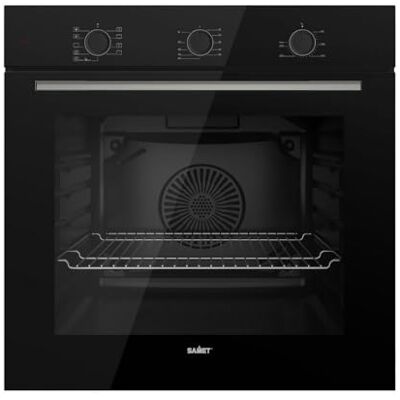SAMET Pales multifunctionele zwarte oven met airfryer klasse A SAMET Pales multifunctionele zwarte oven met airfryer klasse A