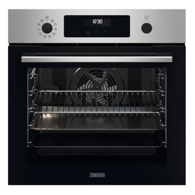Zanussi ZOPKX6X2 Multifunctionele oven met pyrolytische reiniging, 9 functies met XXL-holte, elektronische klok + intrekbare afstandsbedieningen, anti-vingerafdruk, roestvrij staal, klasse A+, 72 Zanussi ZOPKX6X2 Multifunctionele oven met pyrolytische reiniging, 9 functies met XXL-holte, elektronische klok + intrekbare afstandsbedieningen, anti-vingerafdruk, roestvrij staal, klasse A+, 72