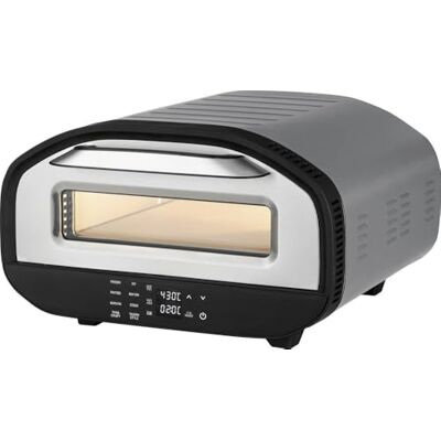 GOURMETmaxx Elektrische pizzaoven, inclusief pizzaschep, touchscreen, timerfunctie, 7 programma's en doe-het-zelfmodus, pizzamachine tot max. 430 °C, mini-oven voor pizza, flambéetaarten enz. GOURMETmaxx Elektrische pizzaoven, inclusief pizzaschep, touchscreen, timerfunctie, 7 programma's en doe-het-zelfmodus, pizzamachine tot max. 430 °C, mini-oven voor pizza, flambéetaarten enz.