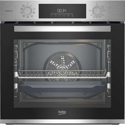Beko Einbau Backofen BBIS12301XE A+ roestvrij staal Beko Einbau Backofen BBIS12301XE A+ roestvrij staal