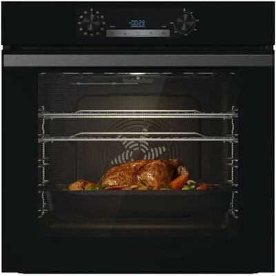 Hisense BI62220AB, Basico Elektrische inbouwoven, multifunctioneel, geventileerd, met grill, 61 liter, 60 cm, klasse A Hisense BI62220AB, Basico Elektrische inbouwoven, multifunctioneel, geventileerd, met grill, 61 liter, 60 cm, klasse A