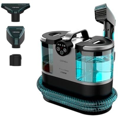 Cecotec Conga 7000 Carpet & Spot Clean Steam XXL Neo, 1700 W, 3-in-1 reiniging, tank 1600 ml schoon water en 950 ml vuil water, actieradius 7 m Cecotec Conga 7000 Carpet & Spot Clean Steam XXL Neo, 1700 W, 3-in-1 reiniging, tank 1600 ml schoon water en 950 ml vuil water, actieradius 7 m