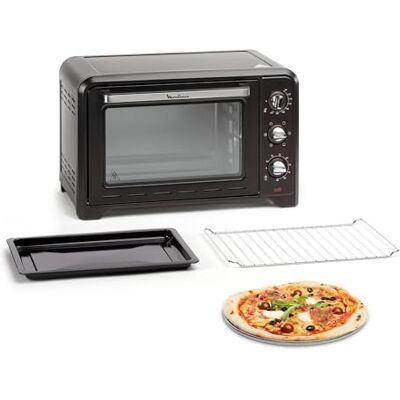 Moulinex Mini Horno Eléctrico OX4648 33 l 1600 W zwart Moulinex Mini Horno Eléctrico OX4648 33 l 1600 W zwart