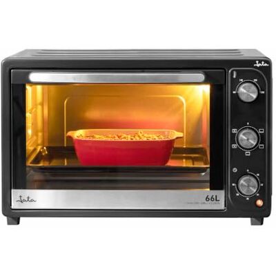 Jata HN966 Rotisserie tafeloven met 4 functies rotisserie oven grill en convectie met 66 liter inhoud, dienblad en rooster, buitenafmetingen 64 x 40 x 40 cm Jata HN966 Rotisserie tafeloven met 4 functies rotisserie oven grill en convectie met 66 liter inhoud, dienblad en rooster, buitenafmetingen 64 x 40 x 40 cm
