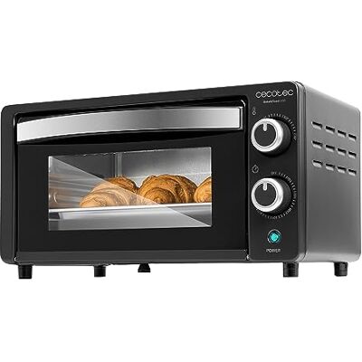 Cecotec Bake & Toast 1090 Tafeloven, zwart, 10 l, 1000 W, timer 60 minuten, temperatuur instelbaar tot 230 °C, kookplaat, grill en een handgreep met klemmen Cecotec Bake & Toast 1090 Tafeloven, zwart, 10 l, 1000 W, timer 60 minuten, temperatuur instelbaar tot 230 °C, kookplaat, grill en een handgreep met klemmen