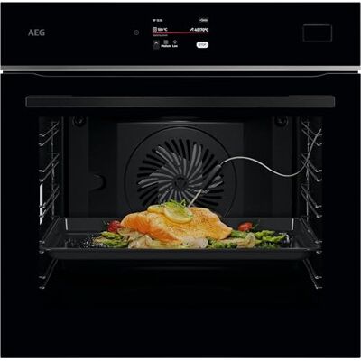 AEG TB8SB72WAB Geïntegreerde WiFi-stoomoven, multikoker, serie 8, touchscreen, vegen, kookhulp, gemaakt in Duitsland, 100% stoom, automatische stoom, app-recepten, reiniging met AEG TB8SB72WAB Geïntegreerde WiFi-stoomoven, multikoker, serie 8, touchscreen, vegen, kookhulp, gemaakt in Duitsland, 100% stoom, automatische stoom, app-recepten, reiniging met