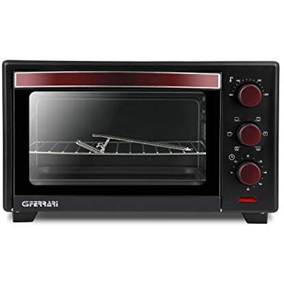 Acer G10135 Elektrische oven "Il Moro 20 Plus", 1380 W, 20 liter, 100-230 °C, antiaanbaklaag, zwart/rood Acer G10135 Elektrische oven "Il Moro 20 Plus", 1380 W, 20 liter, 100-230 °C, antiaanbaklaag, zwart/rood