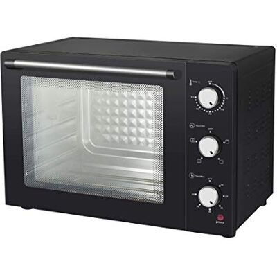 Melchioni ENJOY Elektrische oven geventileerd, elektrische oven met braadpan, inhoud 63 liter, temperatuur 230 graden, pizzaoven vermogen 2200 W, professionele pizzaoven 58 x 44 x 40,7 cm Melchioni ENJOY Elektrische oven geventileerd, elektrische oven met braadpan, inhoud 63 liter, temperatuur 230 graden, pizzaoven vermogen 2200 W, professionele pizzaoven 58 x 44 x 40,7 cm