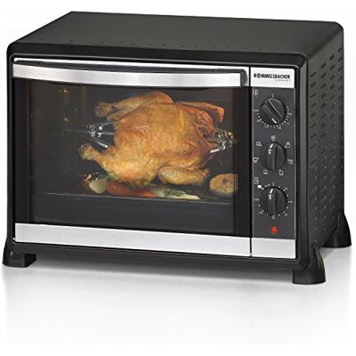 Rommelsbacher Back & Grill BG 1550-30 liter, 7 verwarmingsmodi, recirculatie, draaispies, temperaturen 80 tot 230 °C, dubbele beglazing, binnenverlichting, timer, 1550 W, zwart Rommelsbacher Back & Grill BG 1550-30 liter, 7 verwarmingsmodi, recirculatie, draaispies, temperaturen 80 tot 230 °C, dubbele beglazing, binnenverlichting, timer, 1550 W, zwart