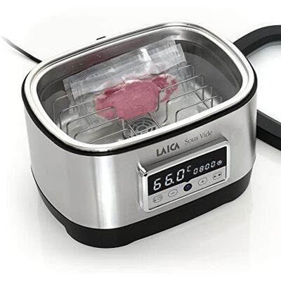Laica SVC200 Sous Vacuüm Wateroven voor vacuümkoken op lage temperatuur, roestvrij staal Laica SVC200 Sous Vacuüm Wateroven voor vacuümkoken op lage temperatuur, roestvrij staal
