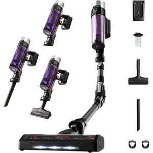 Rowenta X-Force Flex 9.60 Allergie Kit, draadloze stofzuiger, multifunctioneel, flexibele slang, krachtig, looptijd 45 minuten, ultralicht, afneembare batterij, paars/roestvrij staal, RH2038WO Rowenta X-Force Flex 9.60 Allergie Kit, draadloze stofzuiger, multifunctioneel, flexibele slang, krachtig, looptijd 45 minuten, ultralicht, afneembare batterij, paars/roestvrij staal, RH2038WO