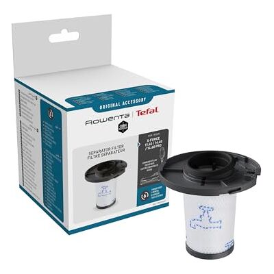 Rowenta Luchtfilter voor X-Force Flex steelstofzuiger wit grijs Geschikt voor X-Force Flex 11.60 en 14.60 stofzuigers, wasbaar luchtfilter voor krachtige zuigkracht Rowenta Luchtfilter voor X-Force Flex steelstofzuiger wit grijs Geschikt voor X-Force Flex 11.60 en 14.60 stofzuigers, wasbaar luchtfilter voor krachtige zuigkracht