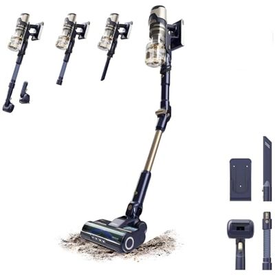 Cecotec Aspirateur sans fil Conga Rockstar RS80 Pet Flex Detect. 200 AW, 600 W, 32 kPa, Hairless Brush XXL, Tuyau Flex, Green Detect, XL 700 ml pour un nettoyage en profondeur des poils d'animaux et Cecotec Aspirateur sans fil Conga Rockstar RS80 Pet Flex Detect. 200 AW, 600 W, 32 kPa, Hairless Brush XXL, Tuyau Flex, Green Detect, XL 700 ml pour un nettoyage en profondeur des poils d'animaux et