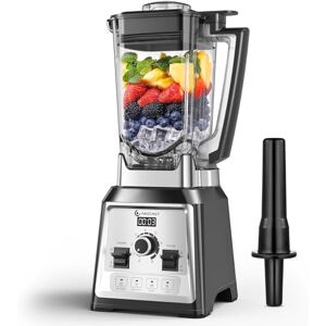 AMZCHEF Blender 2000 W 2 liter krachtige mixer blender met 8 instelbare snelheden en 4 voorbereidprogramma's voor gemalen ijs, smoothie, vlees BPA-vrij AMZCHEF Blender 2000 W 2 liter krachtige mixer blender met 8 instelbare snelheden en 4 voorbereidprogramma's voor gemalen ijs, smoothie, vlees BPA-vrij