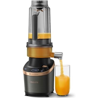 Philips Series 7000 HR3770/10 Blender Flip&Juice High Speed met geïntegreerde sapcentrifuge, Flip&Juice en ProBlend Ultra, NutriU-app, Quick Select-programma's, snelreinigingsfunctie Philips Series 7000 HR3770/10 Blender Flip&Juice High Speed met geïntegreerde sapcentrifuge, Flip&Juice en ProBlend Ultra, NutriU-app, Quick Select-programma's, snelreinigingsfunctie