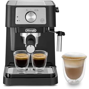 De'Longhi Stilosa EC 260.BK Traditioneel espressoapparaat met filterhouder en professionele melkopschuimer, voor espressopoeder of ESE-pads, waterreservoir van 1 liter, zwart De'Longhi Stilosa EC 260.BK Traditioneel espressoapparaat met filterhouder en professionele melkopschuimer, voor espressopoeder of ESE-pads, waterreservoir van 1 liter, zwart