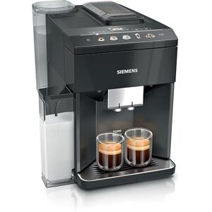 Siemens EQ500 Complete TQ515D09 koffiemachine, vele koffiespecialiteiten, melkopschuimer, melktank, dubbele bekerfunctie, stoomreiniging, 1500 W, zwart gelakt piano Siemens EQ500 Complete TQ515D09 koffiemachine, vele koffiespecialiteiten, melkopschuimer, melktank, dubbele bekerfunctie, stoomreiniging, 1500 W, zwart gelakt piano